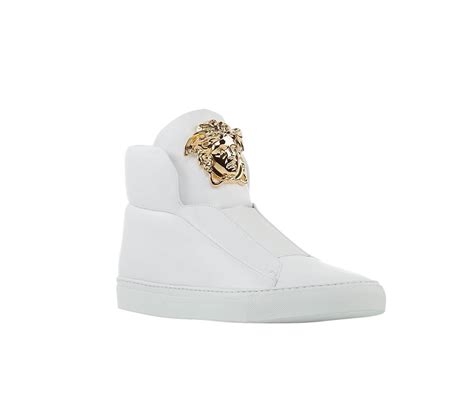 versace scarpe bianche alte|Sneakers Eleganti .